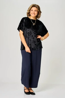 Блузка 9609 черный LARINI