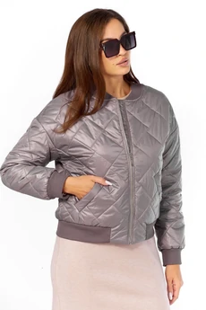 Бомбер 6004-2 сиреневый LEANNA-STYLE