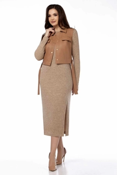 Костюм с платьем 9010-1 LEANNA-STYLE