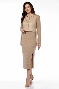 Костюм с платьем 9010-2 LEANNA-STYLE