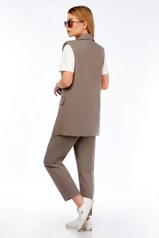 Костюм брючный 9024 какао LEANNA-STYLE