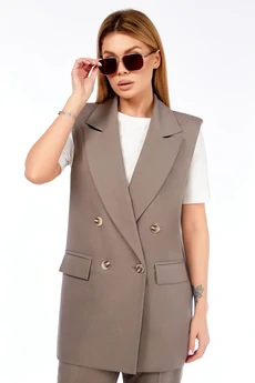 Костюм брючный 9024 какао LEANNA-STYLE