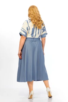 Платье 5020 голубой LEANNA-STYLE