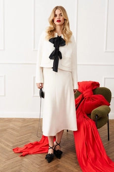 Костюм с юбкой 1526 Lokka