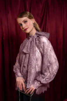 Блузка 1742 розовый Lokka