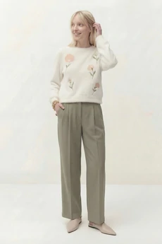 Джемпер 1818 белый Lokka