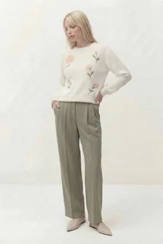 Джемпер 1818 белый Lokka