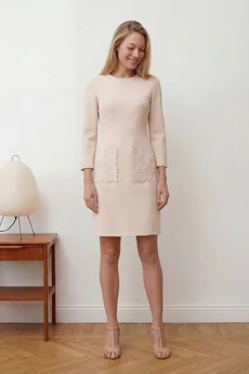 Платье 1819 бежевый Lokka