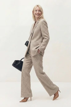 Костюм брючный 1840 бежевый + меланж Lokka