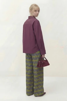 Блузка 1862 бордовый Lokka