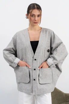 Куртка 273 серый LUNA