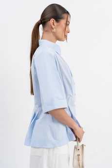 Рубашка 282 голубой LUNA