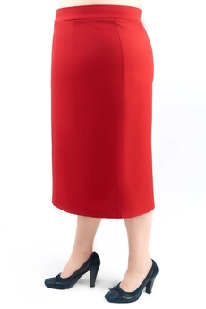 Юбка 7021 красный La rouge