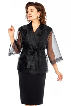 Костюм с платьем 11710 черный LaKona