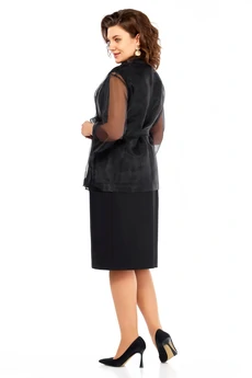 Костюм с платьем 11710 черный LaKona
