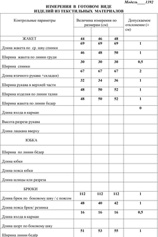 Костюм брючный 1392 черный LaKona