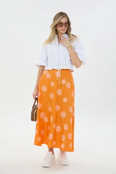 Юбка М114 одуванчики LM (Лаборатория моды)