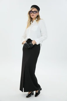 Блузка М157 белая LM (Лаборатория моды)