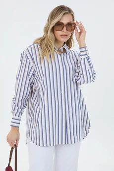 Рубашка М144 полоска LM (Лаборатория моды)