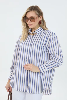 Костюм брючный К1440194 полоска LM (Лаборатория моды)