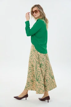 Костюм с юбкой К1870114 зеленый LM (Лаборатория моды)