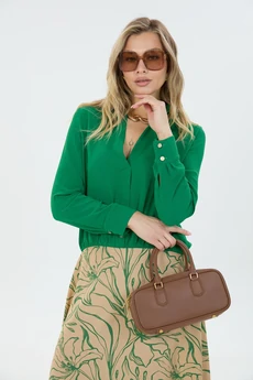 Костюм с юбкой К1870114 зеленый LM (Лаборатория моды)