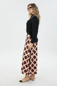 Костюм с юбкой К1870114 ромбы LM (Лаборатория моды)