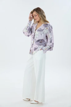 Костюм брючный К1940148 сиреневый LM (Лаборатория моды)