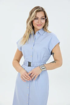 Платье М186 голубая лапка LM (Лаборатория моды)