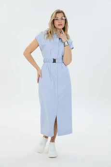 Платье М186 голубая лапка LM (Лаборатория моды)