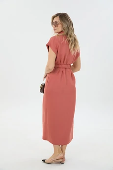 Платье М186 коралл LM (Лаборатория моды)