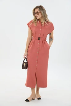 Платье М186 коралл LM (Лаборатория моды)