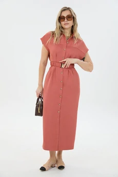 Платье М186 коралл LM (Лаборатория моды)