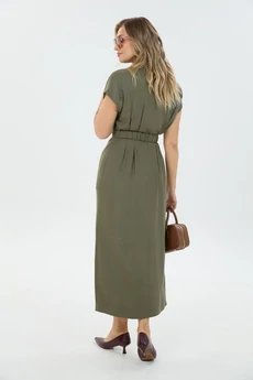 Платье М186 хаки LM (Лаборатория моды)