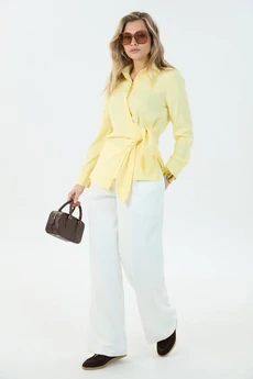Блузка М190 желтая LM (Лаборатория моды)