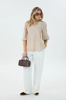 Блузка М192 бежевая LM (Лаборатория моды)