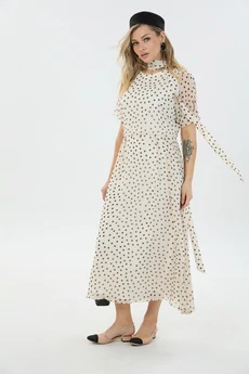 Платье М76 горох LM (Лаборатория моды)