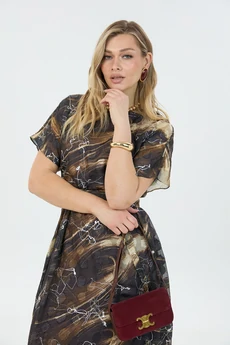 Платье М76 коричневый LM (Лаборатория моды)