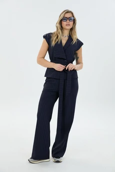 Костюм брючный 126048 синяя полоска LM (Лаборатория моды)