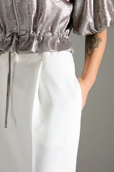 Блузка 134 бежевый шиммер  LM (Лаборатория моды)