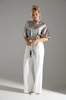 Костюм брючный 1340146 бежевый шиммер LM (Лаборатория моды)