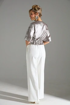 Костюм брючный 1340146 бежевый шиммер LM (Лаборатория моды)