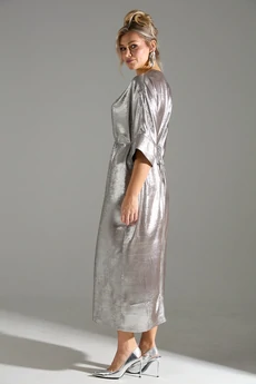 Платье 135 бежевый шиммер LM (Лаборатория моды)