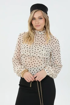 Блузка М71 горох LM (Лаборатория моды)