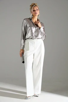 Костюм брючный 146010 бежевый шиммер LM (Лаборатория моды)