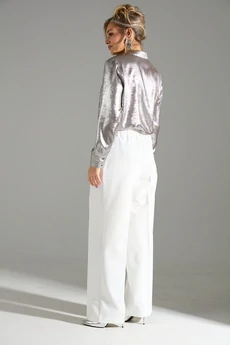 Костюм брючный 146010 бежевый шиммер LM (Лаборатория моды)