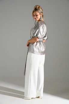 Костюм брючный 1460110 бежевый шиммер LM (Лаборатория моды)