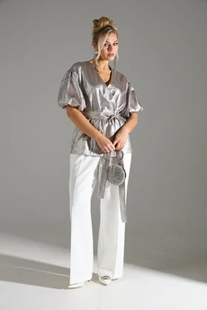 Жакет 110 бежевый шиммер LM (Лаборатория моды)