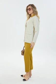 Костюм брючный 1780145 полоска льняная LM (Лаборатория моды)