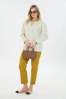 Жакет 178 полоска льняная LM (Лаборатория моды)